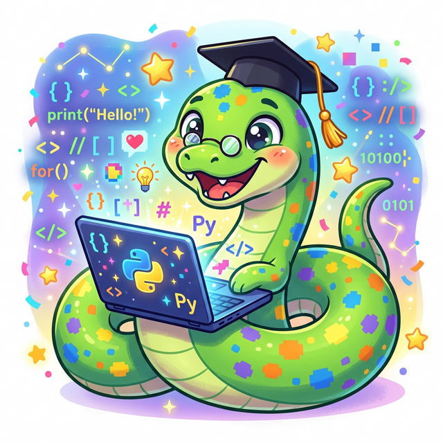 Pixel the Python mascot